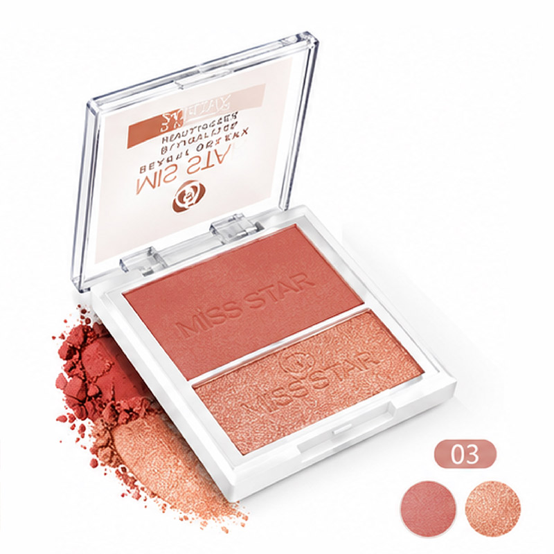 پالت رژ گونه هایلایتر میس استار کد 03